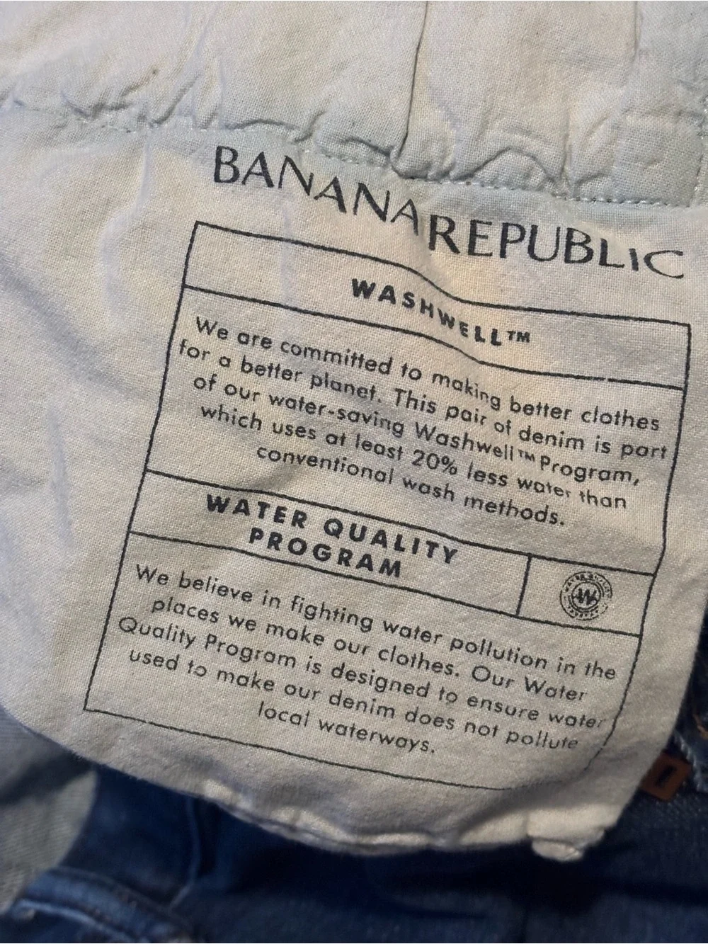 Banana Republic Men's Dark Indigo Straight Jeans